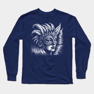 Venetian Mask Long Sleeve T-Shirt